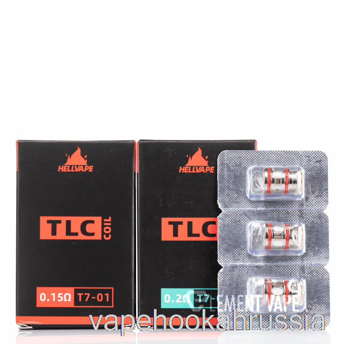 Сменные катушки Vape сок Hellvape Tlc 0,15 Ом катушки T7-01
